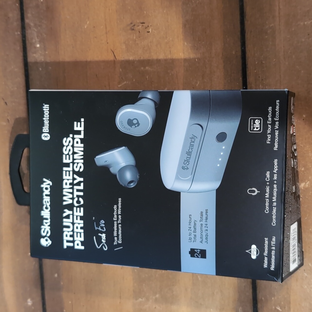 Skullcandy Sesh Evo True Wireless Bluetooth Headphones - Black - Open Box